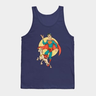 A boy and his dog Tank Top